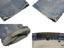 Load image into Gallery viewer, CHROME HEARTS クロムハーツ × LEVI&#39;S リーバイス デニムパンツ ジーンズ サイズ36 クロスボールボタン インディゴブルー 美品 中古 4b007281