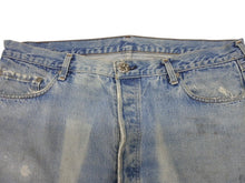 Load image into Gallery viewer, CHROME HEARTS クロムハーツ × LEVI&#39;S リーバイス デニムパンツ ジーンズ サイズ36 クロスボールボタン インディゴブルー 美品 中古 4b007281