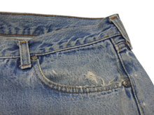 Load image into Gallery viewer, CHROME HEARTS クロムハーツ × LEVI&#39;S リーバイス デニムパンツ ジーンズ サイズ36 クロスボールボタン インディゴブルー 美品 中古 4b007281