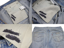 Load image into Gallery viewer, CHROME HEARTS クロムハーツ × LEVI&#39;S リーバイス デニムパンツ ジーンズ サイズ36 クロスボールボタン インディゴブルー 美品 中古 4b007281