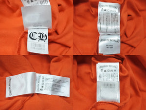 極美品 CHROME HEARTS クロムハーツ × MATTY BOY マッティボーイ 長袖Tシャツ サイズXXL オレンジ プリント 中古 4b007282