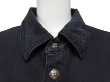 Load image into Gallery viewer, 極美品 CHROME HEARTS クロムハーツ WORK DOG CTN CNVS ワークドッグ コットンキャンバスジャケット サイズXL シルバ−925 中古 4b007283