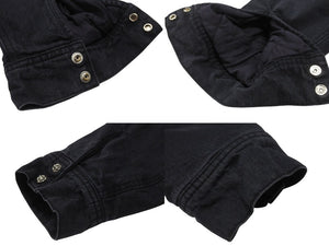 極美品 CHROME HEARTS クロムハーツ WORK DOG CTN CNVS ワークドッグ コットンキャンバスジャケット サイズXL シルバ−925 中古 4b007283