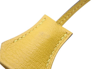 HERMES エルメス クロシェット カデナ キー セット トリヨンノビーヨ ジョーヌナプル ゴールド金具 美品 中古 4b007286