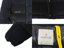 Load image into Gallery viewer, 極美品 MONCLER モンクレール FRGMT フラグメント ダウンジャケット コーデュロイ H209U1A00012 M2363 ブラック サイズ00 中古 4b007296