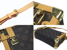 Load image into Gallery viewer, 新品同様 LOUISVUITTON ルイヴィトン サイドトランクPM ショルダーバッグ M46815 モノグラムキャンバス ヌメ革 ブラウン ゴールド金具 中古 4b007301