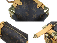 Load image into Gallery viewer, 新品同様 LOUISVUITTON ルイヴィトン サイドトランクPM ショルダーバッグ M46815 モノグラムキャンバス ヌメ革 ブラウン ゴールド金具 中古 4b007301