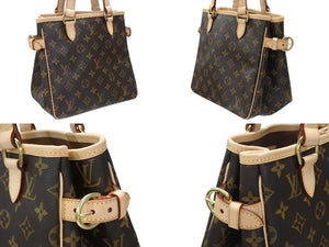 極美品 LOUIS VUITTON ルイヴィトン パティニョール ハンドバッグ M51156 モノグラムキャンバス ブラウン 中古 4b007306
