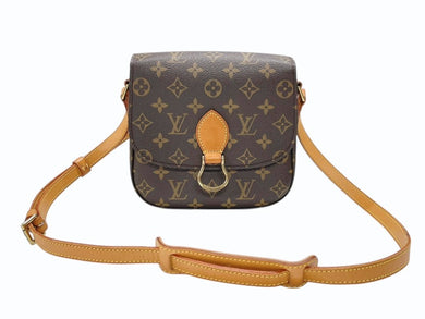 極美品 LOUIS VUITTON ルイヴィトン サンクルーGM 廃盤 ショルダーバッグ M51242 モノグラム ブラウン 中古 4b007310