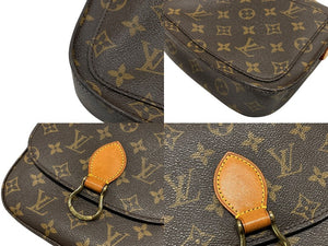 極美品 LOUIS VUITTON ルイヴィトン サンクルーGM 廃盤 ショルダーバッグ M51242 モノグラム ブラウン 中古 4b007310