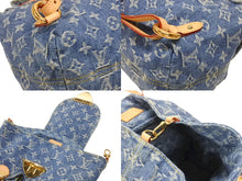 Load image into Gallery viewer, 新品同様 LOUISVUITTON ルイヴィトン モノグラム デニム ヴェニス M46836 モノグラム デニム キャンバス ブルー ゴールド金具 中古 4b007316