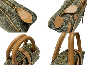 Christian Dior クリスチャンディオール トロッター ダブルサドルバッグ ハンドバッグ PZ0601 カーキ キャンバス 美品 中古 4b007327