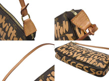 Load image into Gallery viewer, 極美品 LOUIS VUITTON ルイヴィトン ポシェットアクセソワ―ル アクセサリーポーチ M92193 モノグラム グラフィティ ベージュ PVC レザー 中古 4b007329