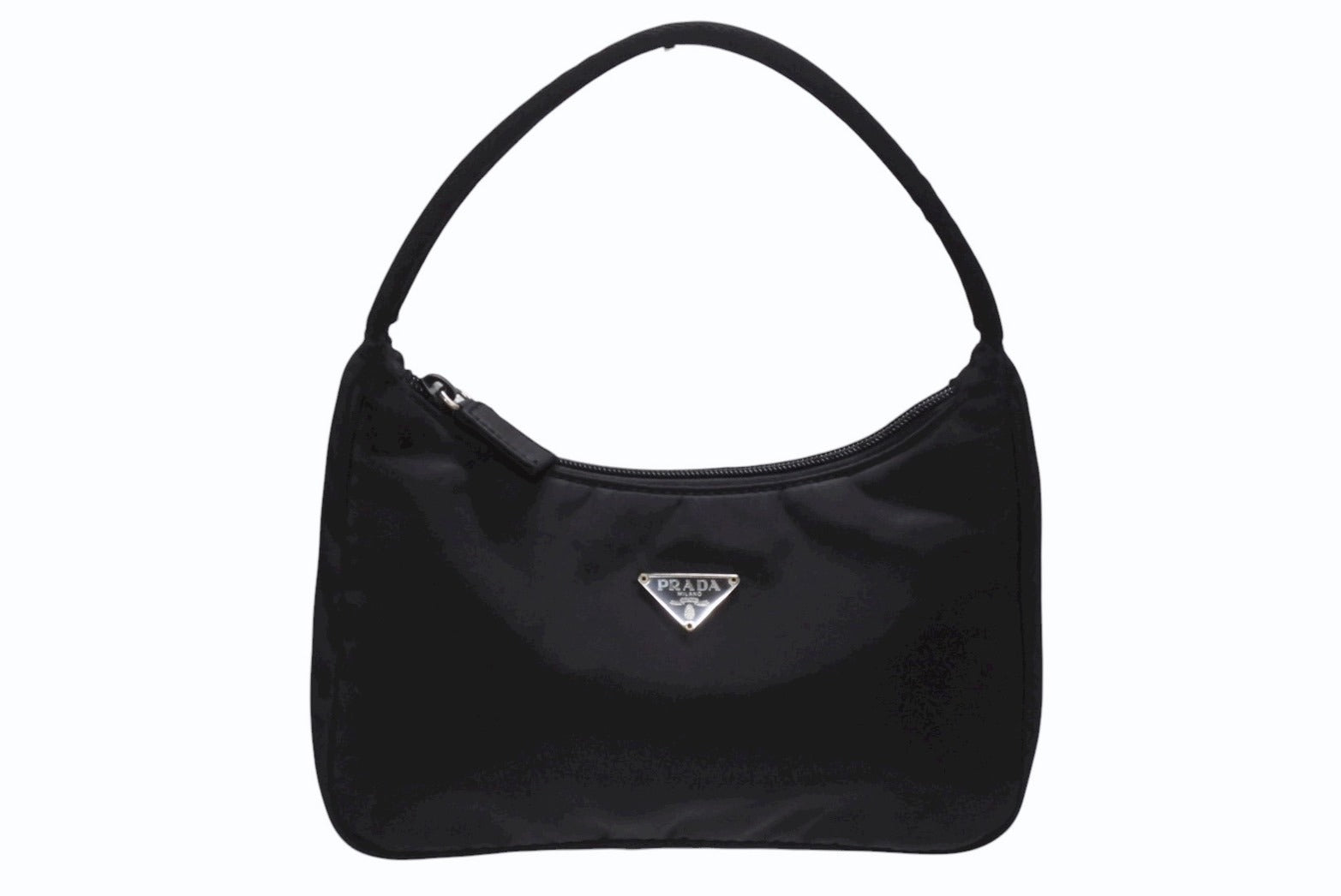 PRADA ブラック ナイロン ハンドバッグ PRADA プラダ ハンドバッグ/ショルダーバッグ 2way バッグ