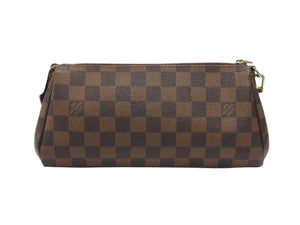 LOUIS VUITTON ルイヴィトン ダミエ エベヌ エヴァ ショルダーバッグ N55213 ブラウン ロゴ 斜め掛け 鞄 美品 中古 4b007339