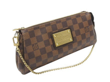 Load image into Gallery viewer, LOUIS VUITTON ルイヴィトン ダミエ エベヌ エヴァ ショルダーバッグ N55213 ブラウン ロゴ 斜め掛け 鞄 美品 中古 4b007339