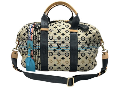 極美品 LOUIS VUITTON ルイヴィトン トゥアレグ ボストンバッグ M40360 モノグラムシュシュ ゴールド金具 中古 4b007340