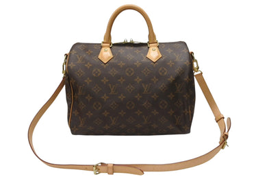 極美品 LOUIS VUITTON ルイヴィトン ショルダーバッグ 2way M41112 スピーディバンドリエール30 モノグラム 中古 4b007342