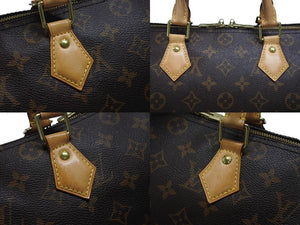極美品 LOUIS VUITTON ルイヴィトン ショルダーバッグ 2way M41112 スピーディバンドリエール30 モノグラム 中古 4b007342