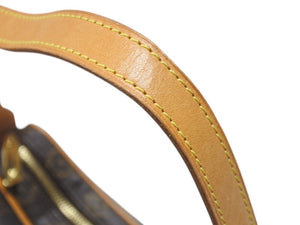 極美品 LOUIS VUITTON ルイヴィトン ワンショルダーバッグ ポシェットクロワッサン M51510 PVC ブラウン 中古 4b007343