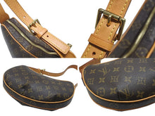 Load image into Gallery viewer, 極美品 LOUIS VUITTON ルイヴィトン ワンショルダーバッグ ポシェットクロワッサン M51510 PVC ブラウン 中古 4b007343