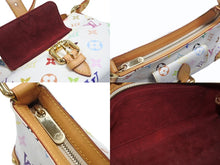 Load image into Gallery viewer, 極美品 LOUIS VUITTON ルイヴィトン エライザ ワンショルダーバッグ M40098 村上隆 ホワイト モノグラムマルチカラー 中古 4b007345