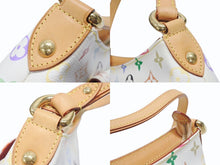 Load image into Gallery viewer, 極美品 LOUIS VUITTON ルイヴィトン エライザ ワンショルダーバッグ M40098 村上隆 ホワイト モノグラムマルチカラー 中古 4b007345