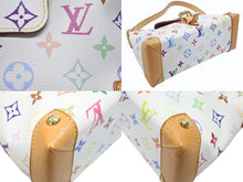 Load image into Gallery viewer, 極美品 LOUIS VUITTON ルイヴィトン エライザ ワンショルダーバッグ M40098 村上隆 ホワイト モノグラムマルチカラー 中古 4b007345