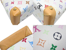 Load image into Gallery viewer, 極美品 LOUIS VUITTON ルイヴィトン エライザ ワンショルダーバッグ M40098 村上隆 ホワイト モノグラムマルチカラー 中古 4b007345
