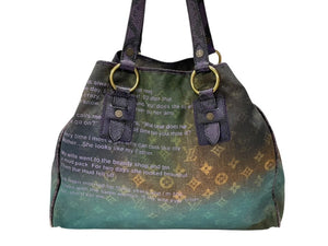 LOUIS VUITTON ルイヴィトン モノグラムジョークス ハートブレイク M95740 トートバッグ ヴィオレ パープル 美品 中古 4b007349