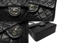 Load image into Gallery viewer, CHANEL シャネル ミニマトラッセ17 ショルダーバッグ ココマーク 4番台 ラムスキン ブラック シルバー金具 美品 中古 4b007351