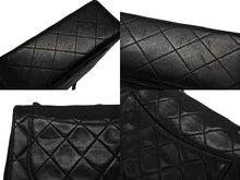 Load image into Gallery viewer, CHANEL シャネル ミニマトラッセ17 ショルダーバッグ ココマーク 4番台 ラムスキン ブラック シルバー金具 美品 中古 4b007351