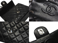 Load image into Gallery viewer, CHANEL シャネル ミニマトラッセ17 ショルダーバッグ ココマーク 4番台 ラムスキン ブラック シルバー金具 美品 中古 4b007351