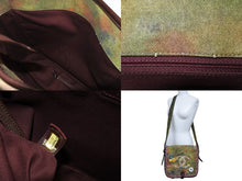 Load image into Gallery viewer, 極美品 CHANEL シャネル エンブロイダリー グラフィティ ショルダーバッグ A92789 ココマーク 20番台 カーキ 中古 4b007352