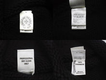 Load image into Gallery viewer, 極美品 CHROME HEARTS クロムハーツ クロスパッチ ニットキャップ ビーニー カシミヤ レザー シルバー925 ブラック 中古 4b007354