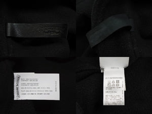 CHROME HEARTS クロムハーツ YKT U TARDY SWEEP HLF ZIP ダガーハーフジップフリース サイズXL ホースシュー ブラック 美品 中古 4b007355
