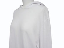 Load image into Gallery viewer, CHROME HEARTS クロムハーツ クロスプリント プルオーバーフーディー パーカー サイズS ホワイト 美品 中古 4b007357