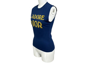 極美品 Christian Dior クリスチャンディオール J'ADORE DIOR ジャドール タンクトップ 2A12155300 サイズ36 ガリアーノ期 中古 4b007358