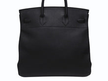 Load image into Gallery viewer, 新品同様 オーダー品 HERMES エルメス ハンドバッグ オータクロア40 ブラック Y刻印 トゴ マット金具 中古 4b007362