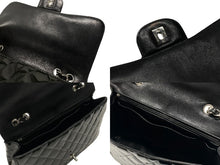 Load image into Gallery viewer, CHANEL シャネル デカマトラッセ30 Sフラップ Wチェーンショルダーバッグ 19番台 A58600 パテントレザー ブラック 美品 中古 4b007364