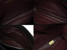 Load image into Gallery viewer, CHANEL シャネル マトラッセ トップハンドル フラップバッグ 20番台 A92236 カーフスキン ブラック ゴールド金具 美品 中古 4b007365