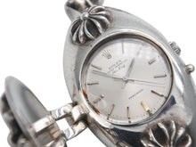 Load image into Gallery viewer, CHROME HEARTS クロムハーツ x ROLEX ロレックス エアキング Ref.5500 CHプラスクラシックリンク ウォッチブレスレット 美品 中古 4b007367