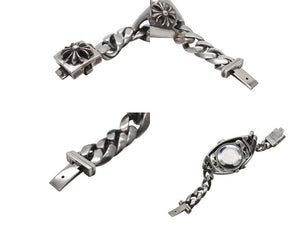 CHROME HEARTS クロムハーツ x ROLEX ロレックス エアキング Ref.5500 CHプラスクラシックリンク ウォッチブレスレット 美品 中古 4b007367
