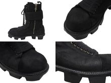 Load image into Gallery viewer, 極美品 CHROME HEARTS クロムハーツ x RICK OWENS リックオウエンス アーミーブーツ サイズ43 ダガージップ CHプラス装飾 中古 4b007369