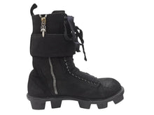 Load image into Gallery viewer, 極美品 CHROME HEARTS クロムハーツ x RICK OWENS リックオウエンス アーミーブーツ サイズ43 ダガージップ CHプラス装飾 中古 4b007369