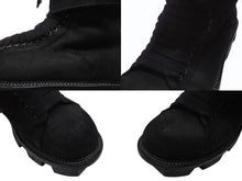 Load image into Gallery viewer, 極美品 CHROME HEARTS クロムハーツ x RICK OWENS リックオウエンス アーミーブーツ サイズ43 ダガージップ CHプラス装飾 中古 4b007369