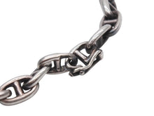 Load image into Gallery viewer, HERMES エルメス ヴィンテージ シェーヌダンクルTPM ブレスレット 29コマ 重量約14.2g 全長約19cm シルバー925 美品 中古 4b007371