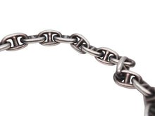 Load image into Gallery viewer, HERMES エルメス ヴィンテージ シェーヌダンクルTPM ブレスレット 29コマ 重量約14.2g 全長約19cm シルバー925 美品 中古 4b007371