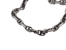 Load image into Gallery viewer, HERMES エルメス ヴィンテージ シェーヌダンクルTPM ブレスレット 29コマ 重量約14.2g 全長約19cm シルバー925 美品 中古 4b007371