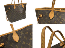 Load image into Gallery viewer, 極美品 LOUIS VUITTON ルイヴィトン モノグラム ネヴァーフルMM トートバッグ M40156 ブラウン PVC ヌメ革 ゴールド金具 中古 4b007378